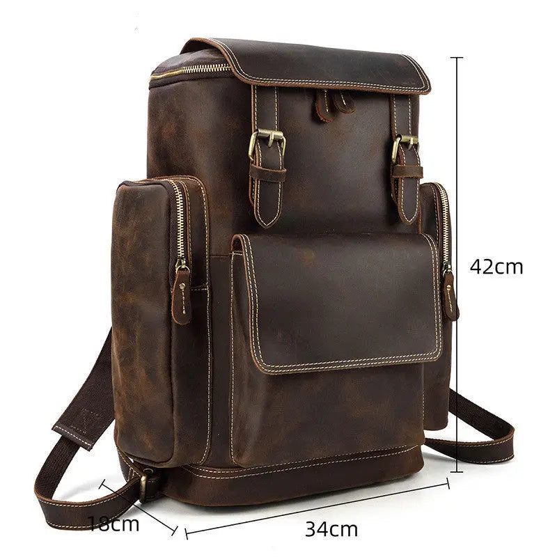 Men's leather backpack John Freya