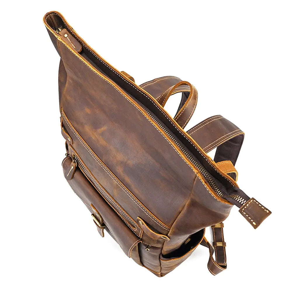 Transcend Leather Backpack John Freya