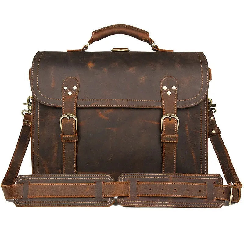 Transcend Leather Briefcase John Freya
