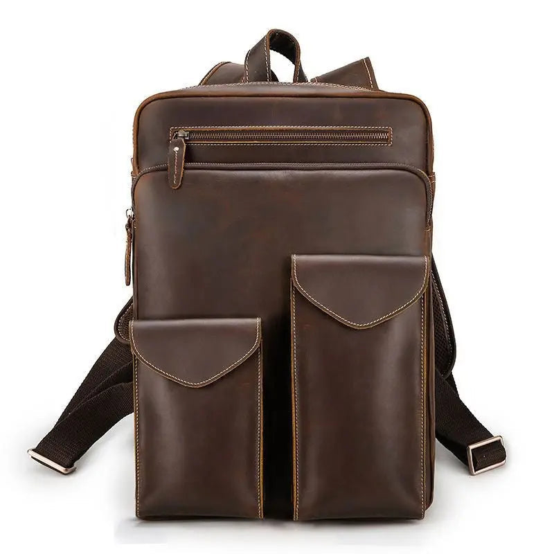 Excursion Retro Leather Backpack John Freya