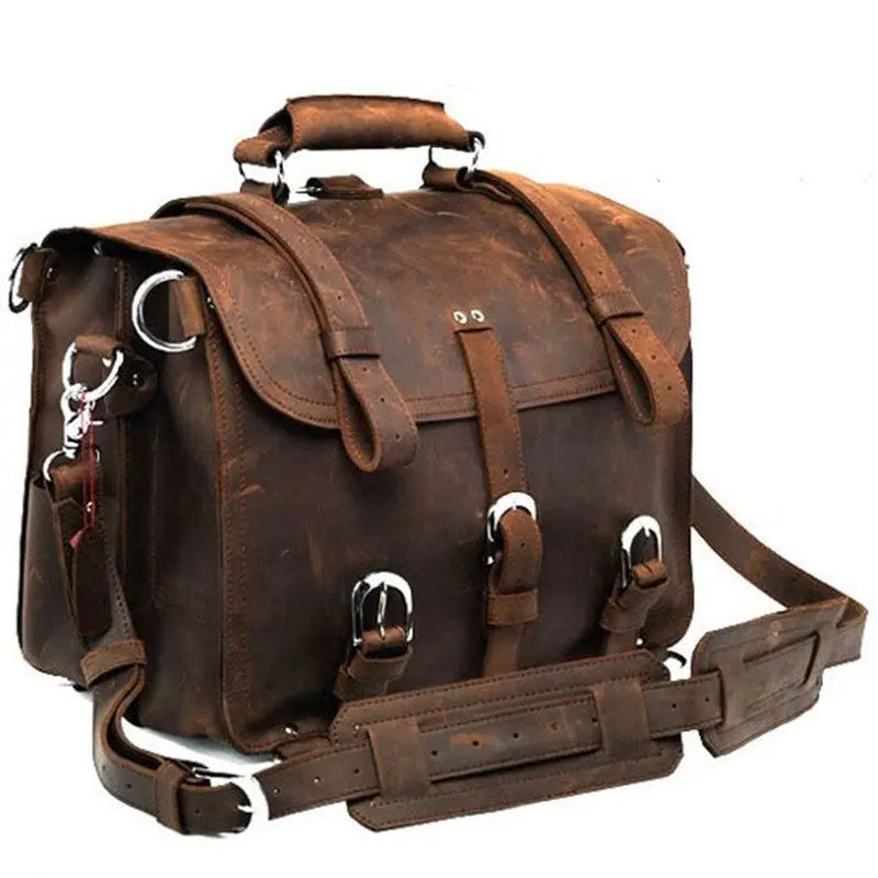 Transcend Leather Briefcase John Freya