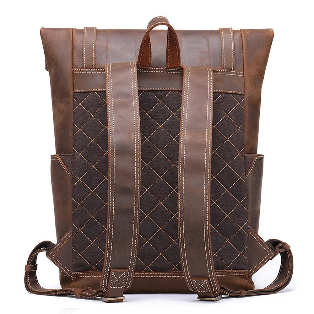Transcend Leather Backpack John Freya