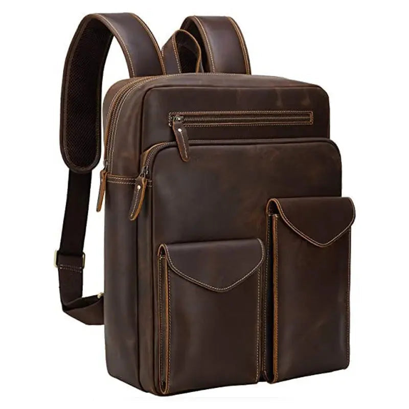 Excursion Retro Leather Backpack John Freya