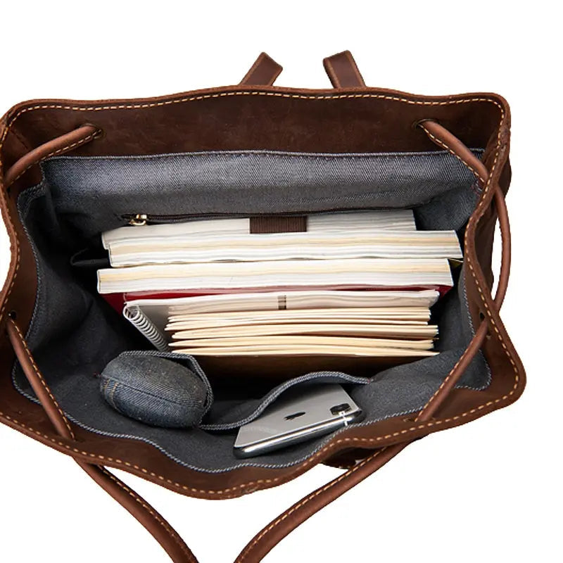 Genial Leather Backpack John Freya