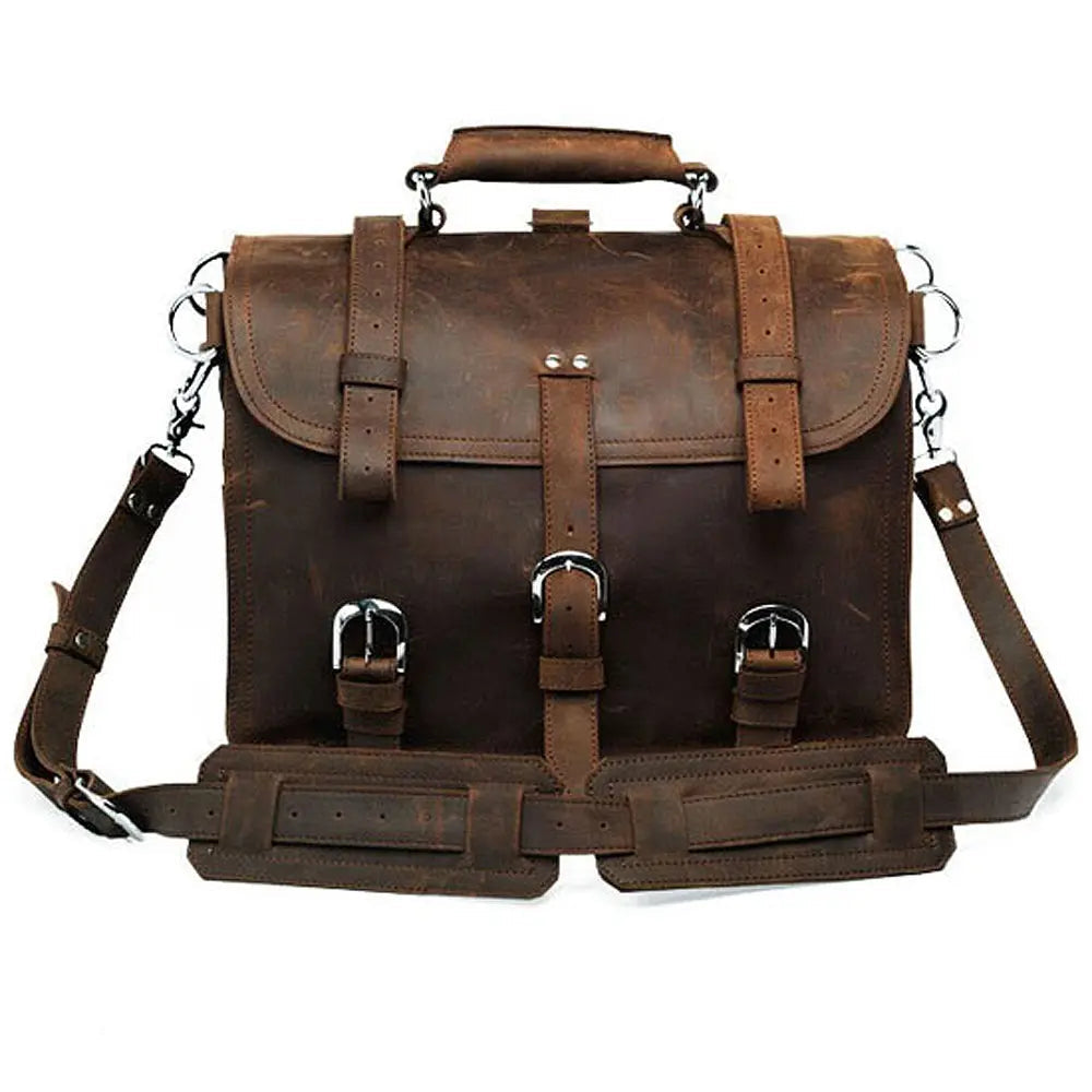 Transcend Leather Briefcase John Freya