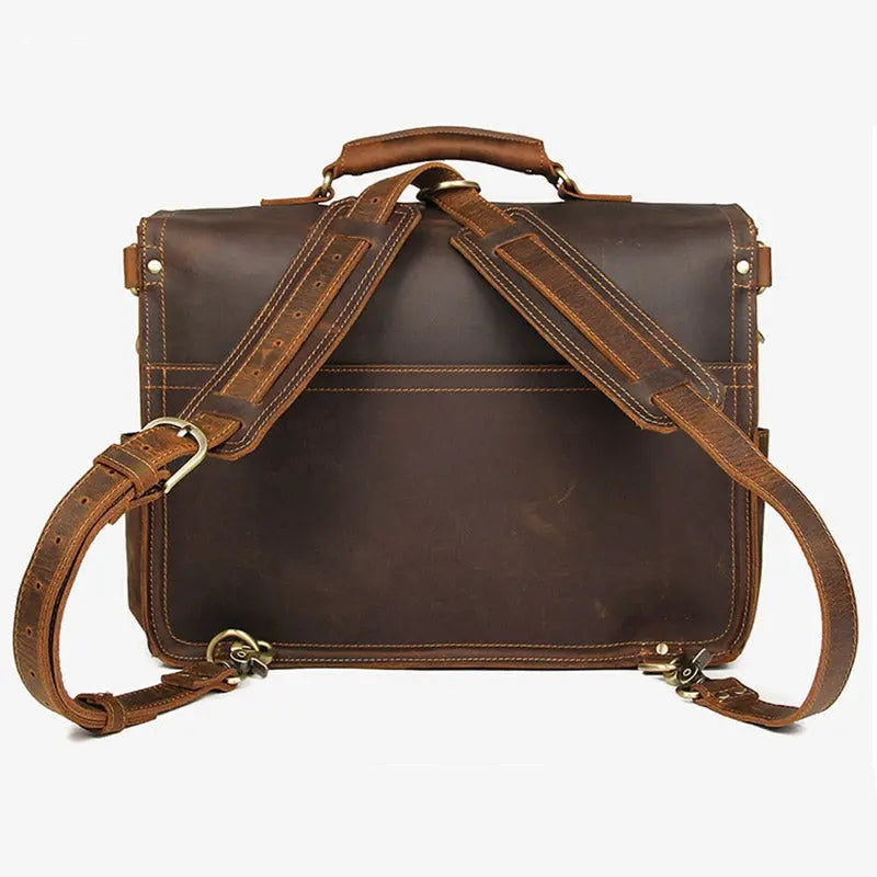 Transcend Leather Briefcase John Freya