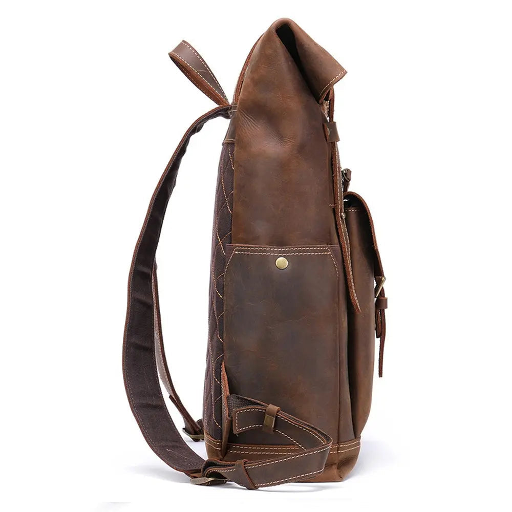 Transcend Leather Backpack John Freya