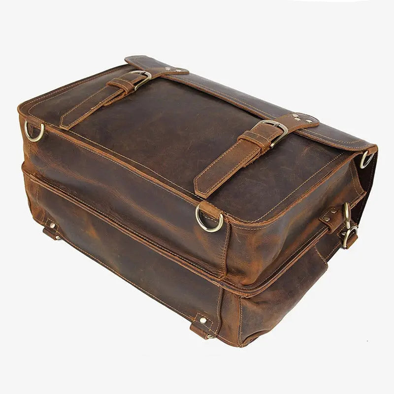 Transcend Leather Briefcase John Freya