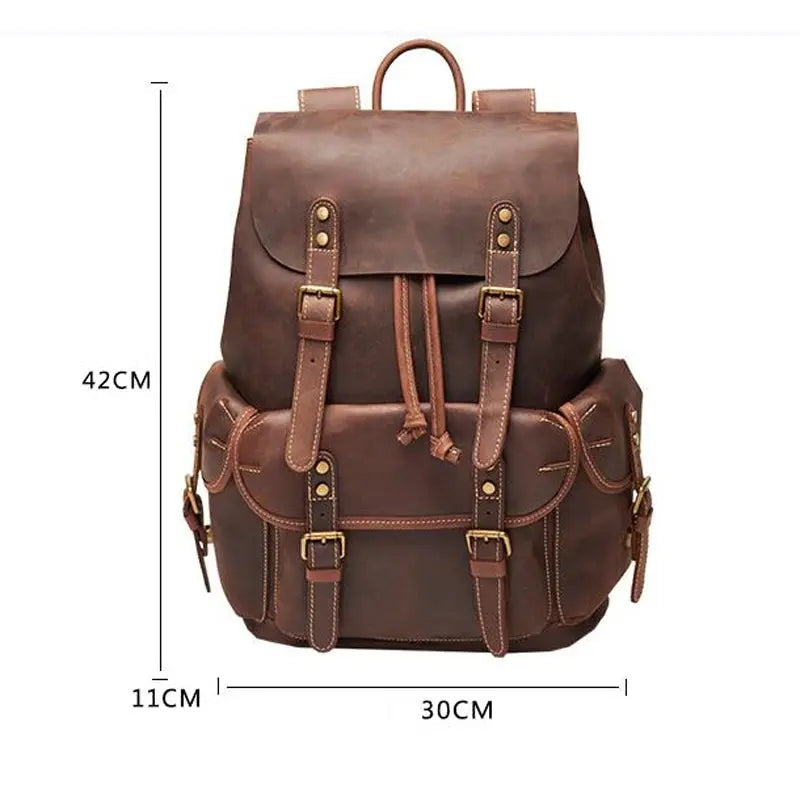 Genial Leather Backpack John Freya