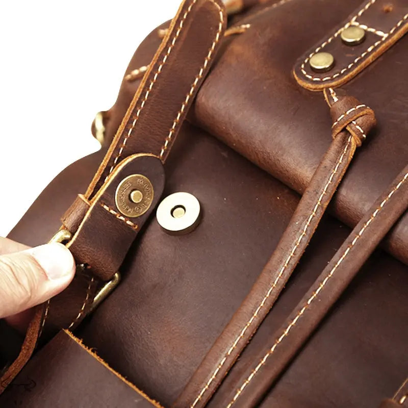 Genial Leather Backpack John Freya