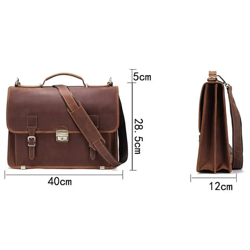 Venice Leather Briefcase John Freya