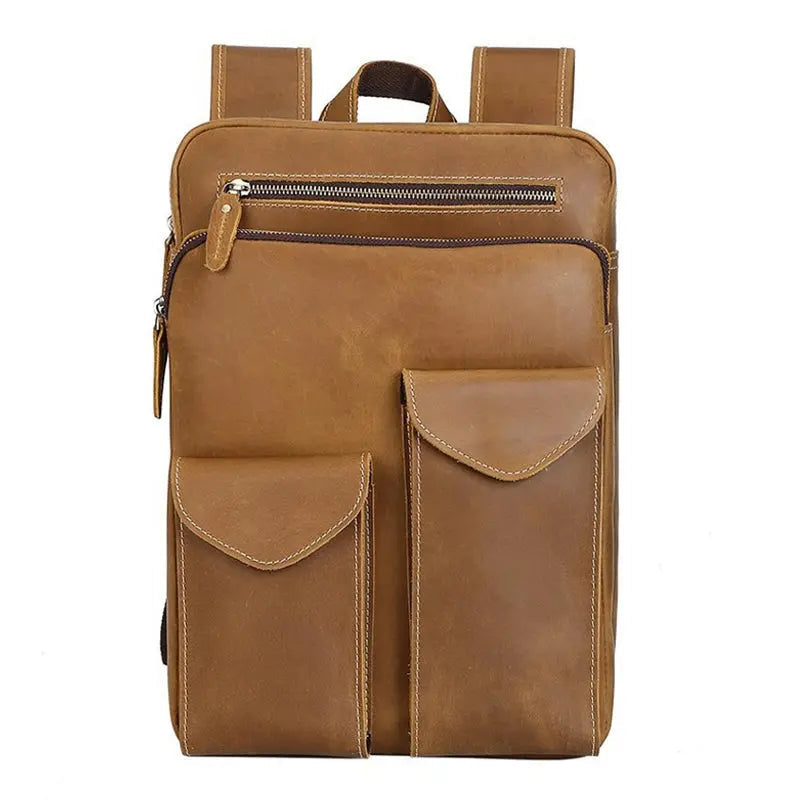 Excursion Retro Leather Backpack John Freya