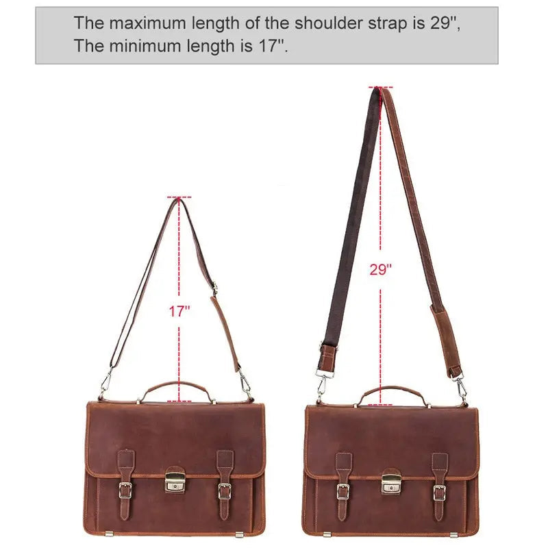 Venice Leather Briefcase John Freya