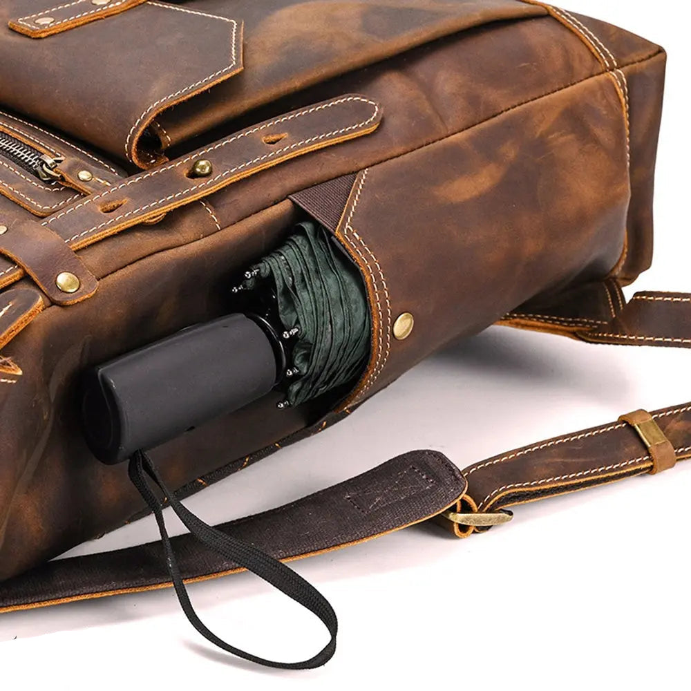 Transcend Leather Backpack John Freya