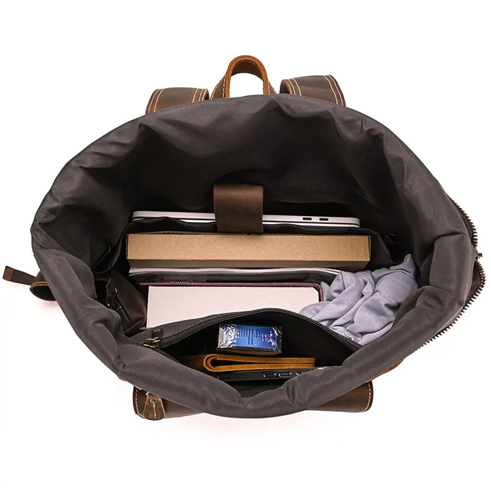 Transcend Leather Backpack John Freya