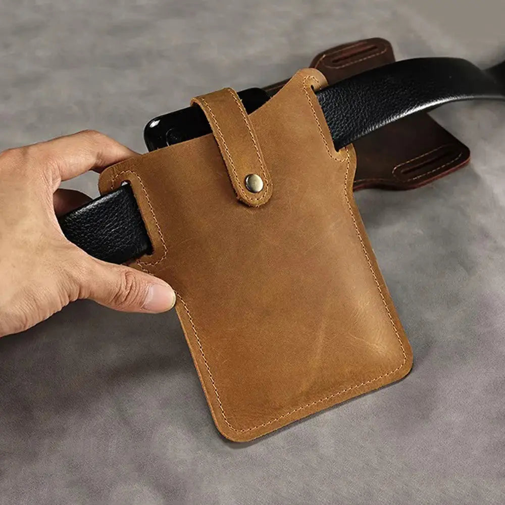 Adira Leather Phone Holster - John Freya
