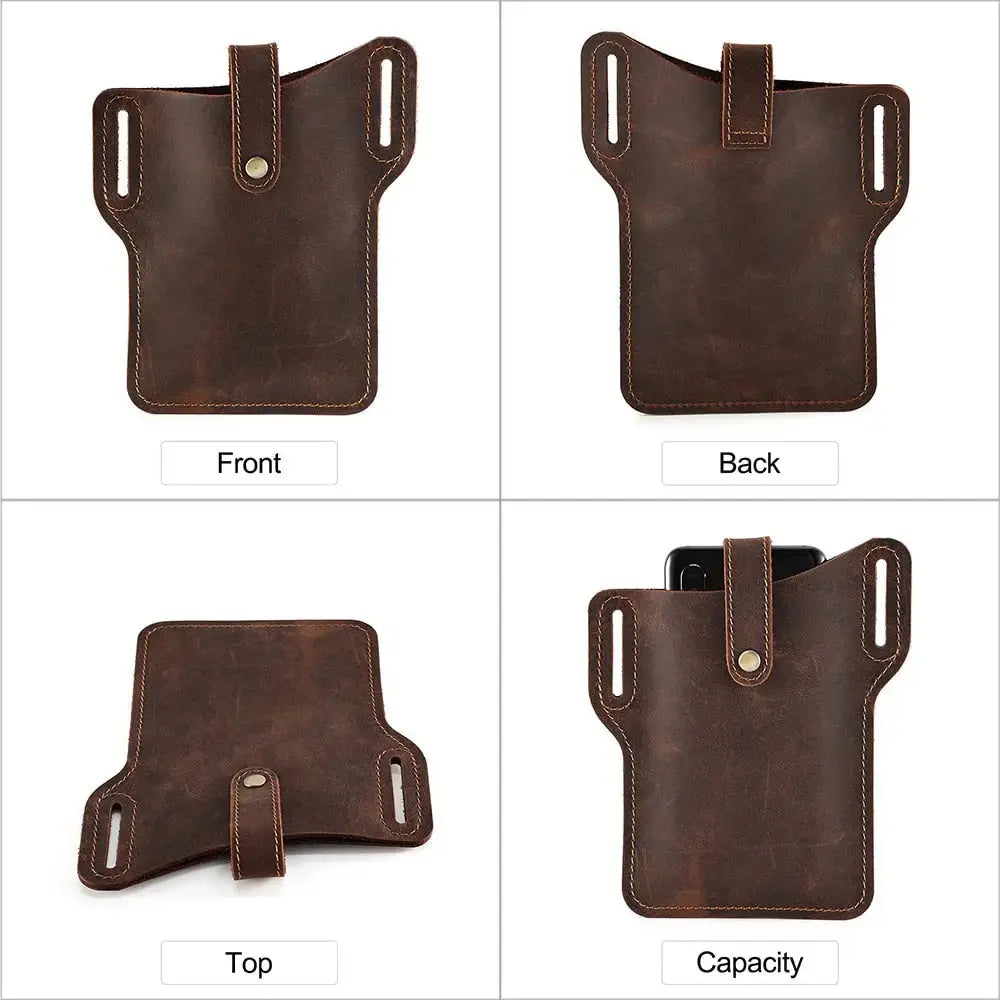 Adira Leather Phone Holster - John Freya