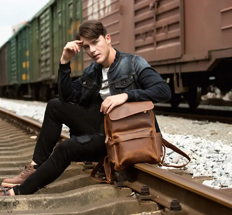Farallon Leather Backpack John Freya