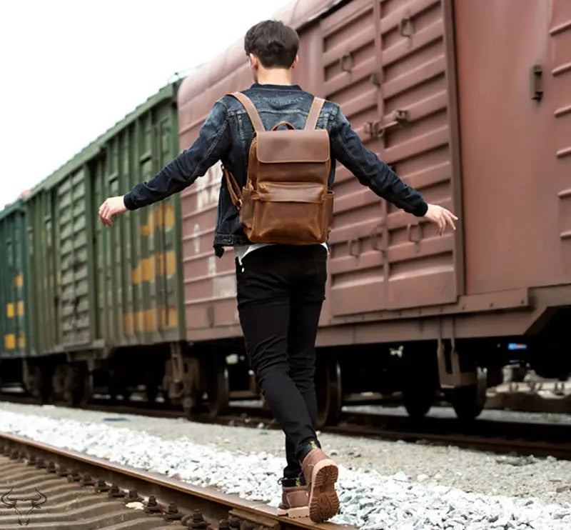 Farallon Leather Backpack John Freya