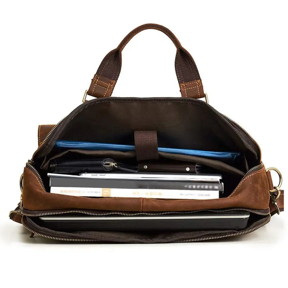 Picacho Leather Briefcase John Freya