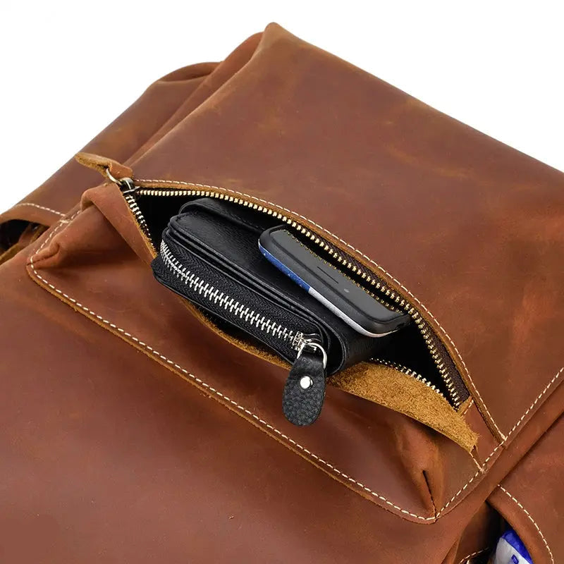 Farallon Leather Backpack John Freya