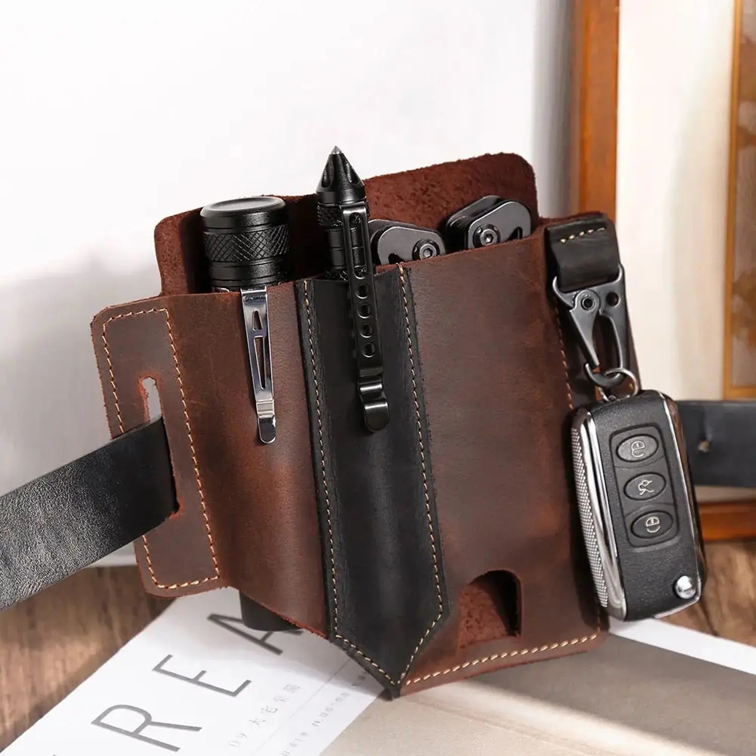Brio Leather EDC Multitool Holster - John Freya