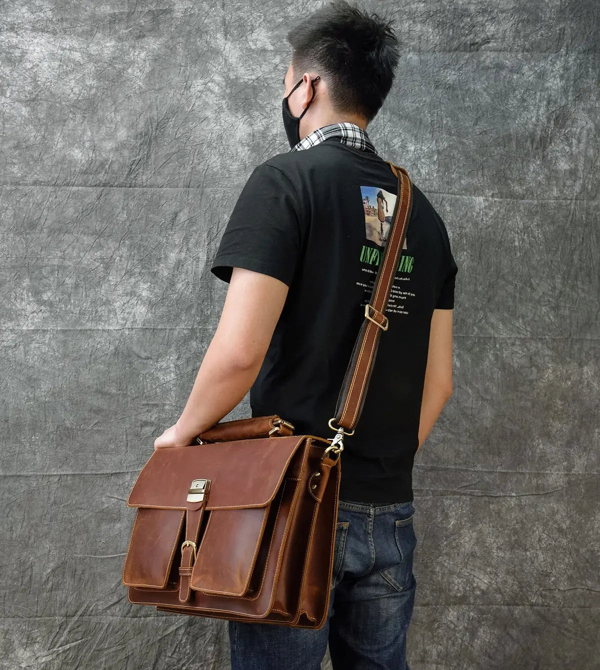 Venice Leather Briefcase John Freya