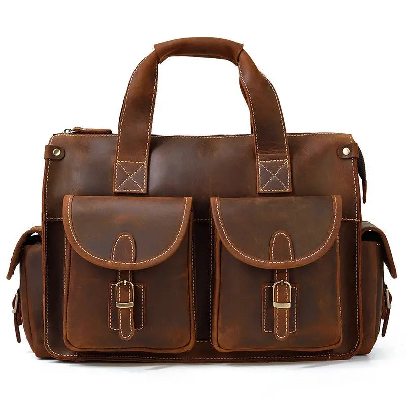 Dynamic Leather Briefcase John Freya