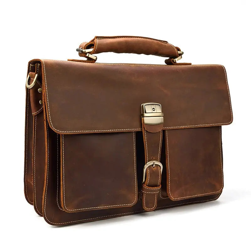 Venice Leather Briefcase John Freya
