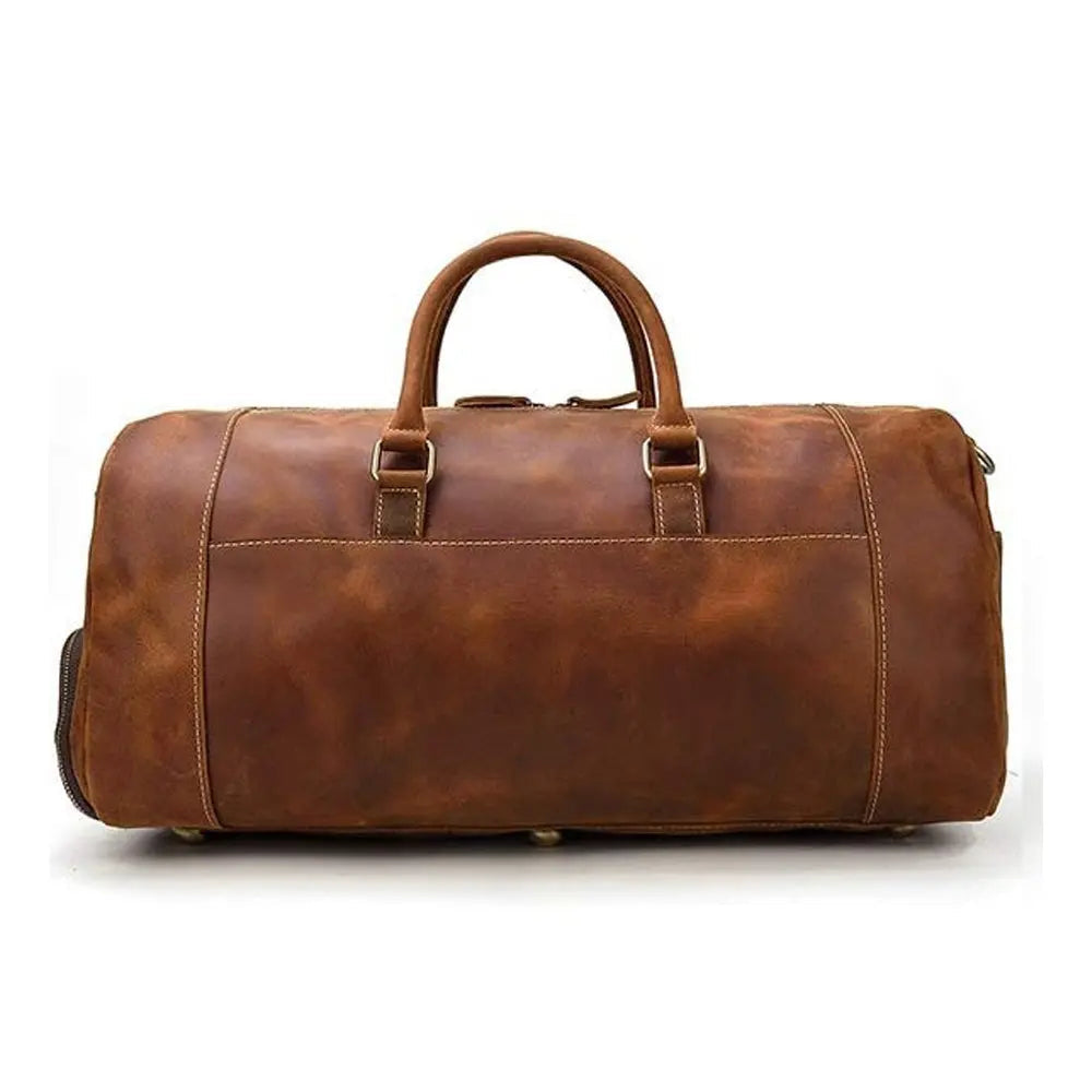 Voyager Leather Duffle Bag John Freya