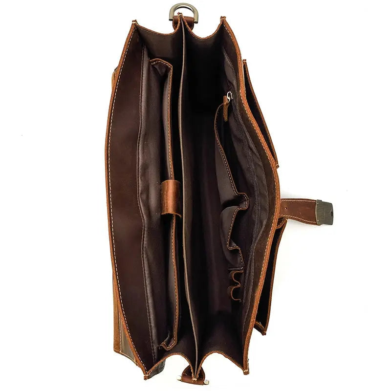 Venice Leather Briefcase John Freya