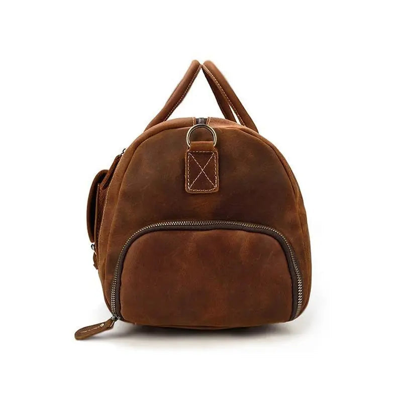 Voyager Leather Duffle Bag John Freya
