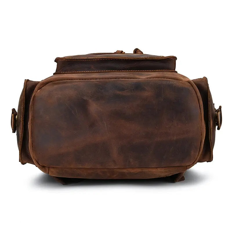 Golden Acorn Large Leather Backpack John Freya