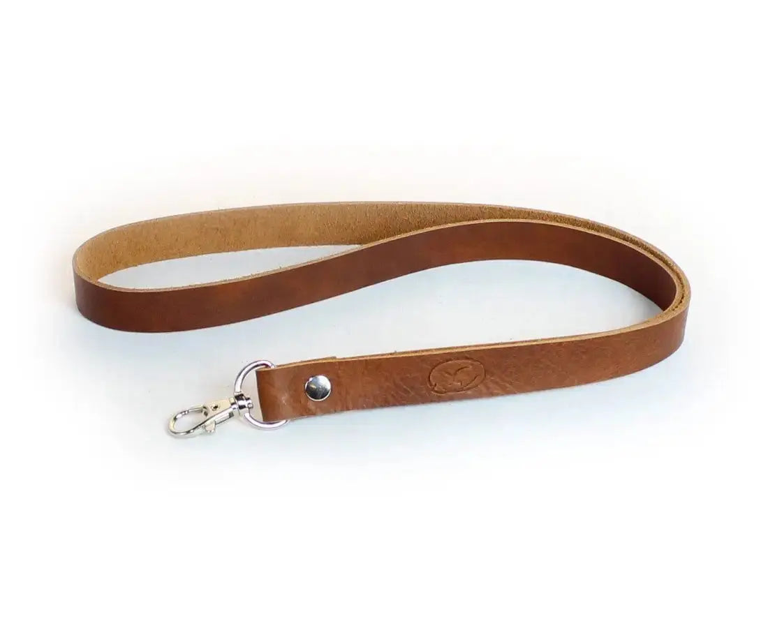 Classic Leather Lanyard Brown - John Freya