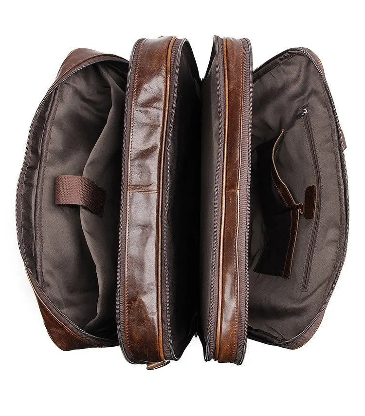Ultimate Leather Business Briefcase John Freya
