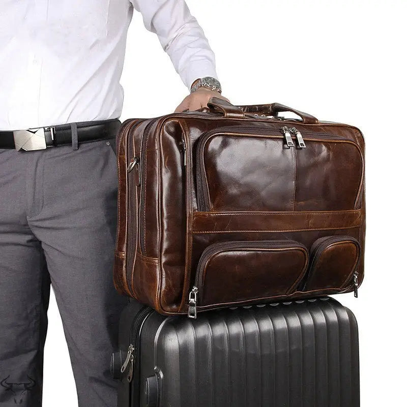 Ultimate Leather Business Briefcase John Freya