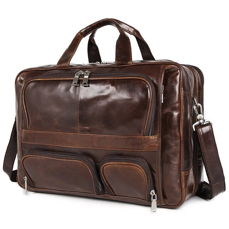 Ultimate Leather Business Briefcase John Freya