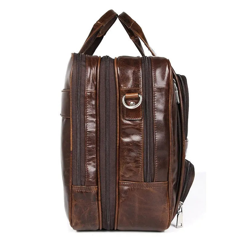 Ultimate Leather Business Briefcase John Freya