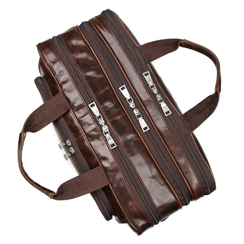 Ultimate Leather Business Briefcase John Freya