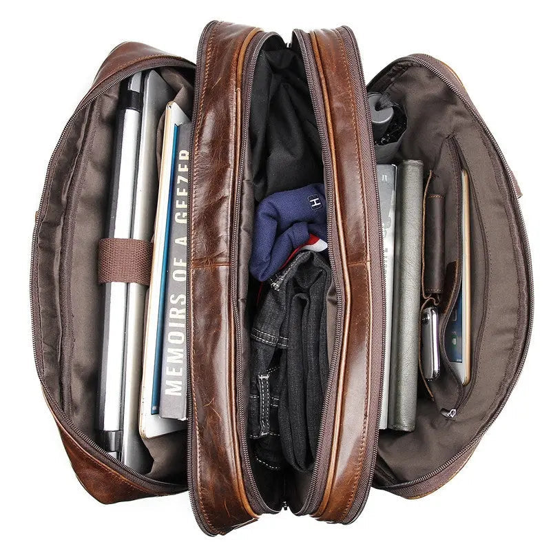 Ultimate Leather Business Briefcase John Freya