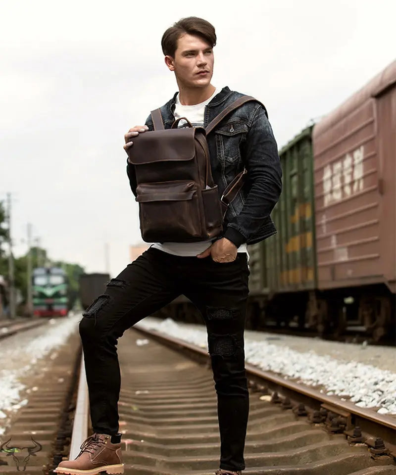 Farallon Leather Backpack John Freya