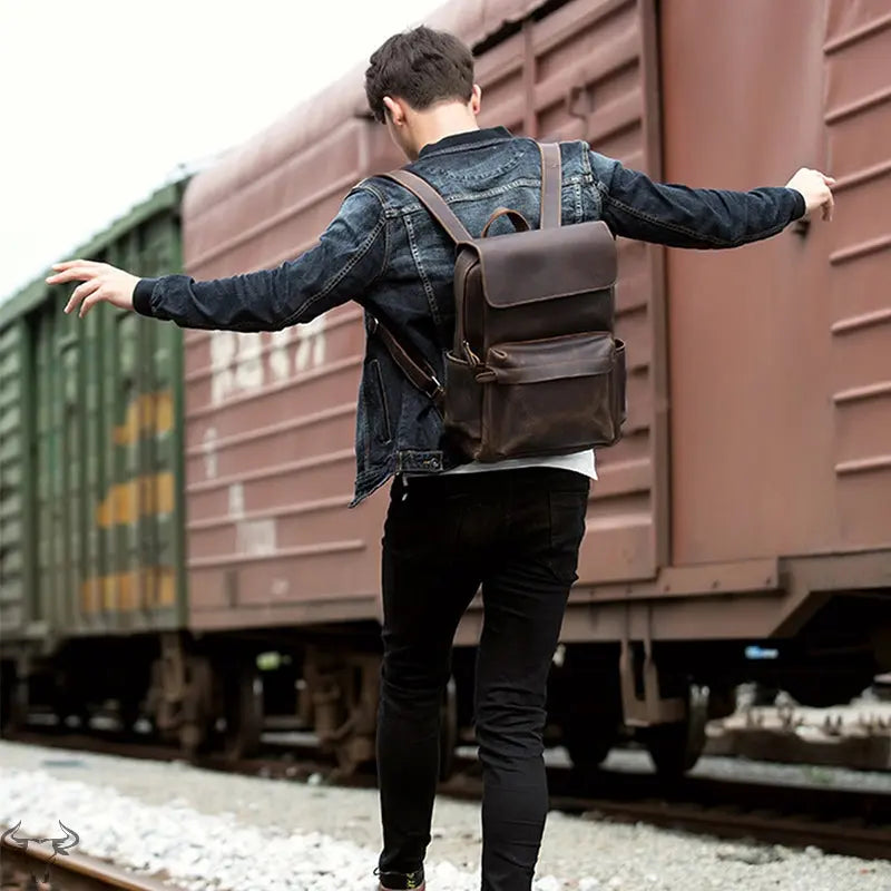Farallon Leather Backpack John Freya