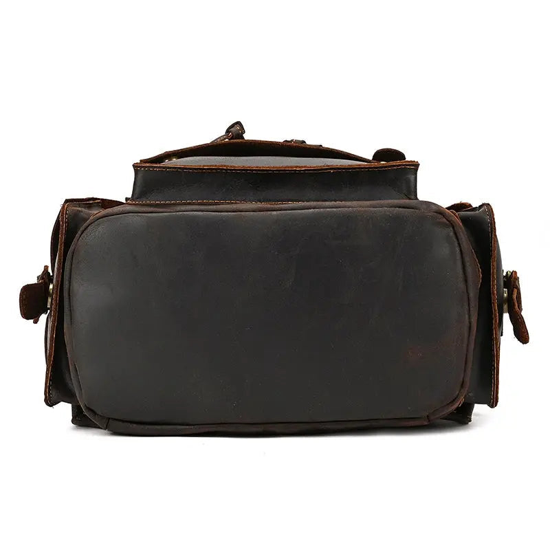 Golden Acorn Large Leather Backpack John Freya