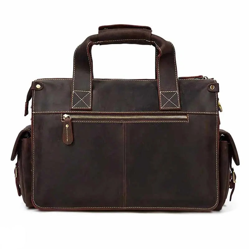 Dynamic Leather Briefcase John Freya