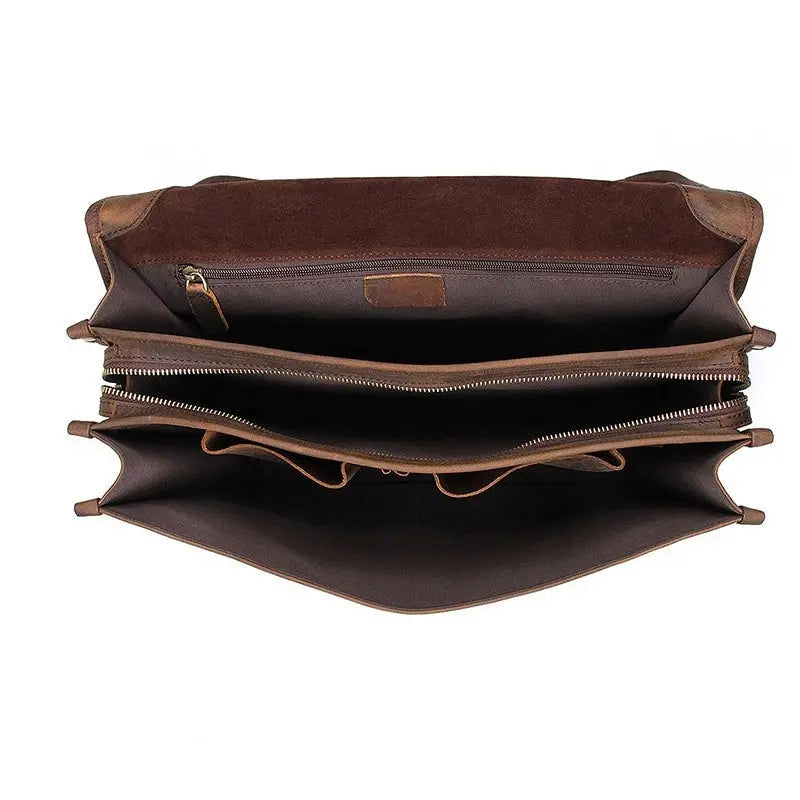 Exquisite Business Leather Briefcase John Freya