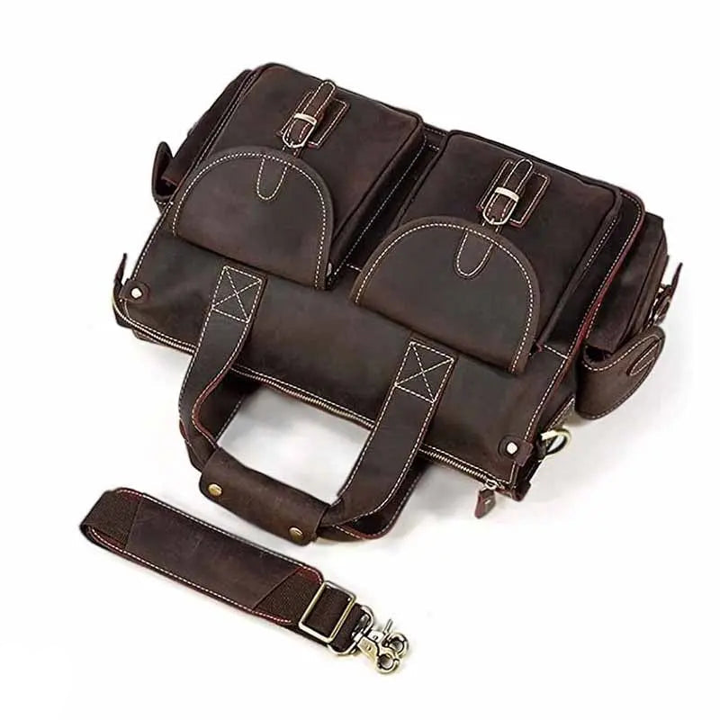 Dynamic Leather Briefcase John Freya