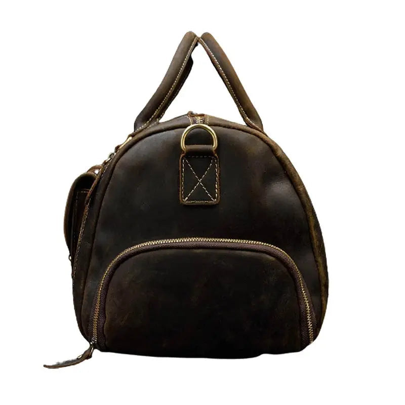 Voyager Leather Duffle Bag John Freya