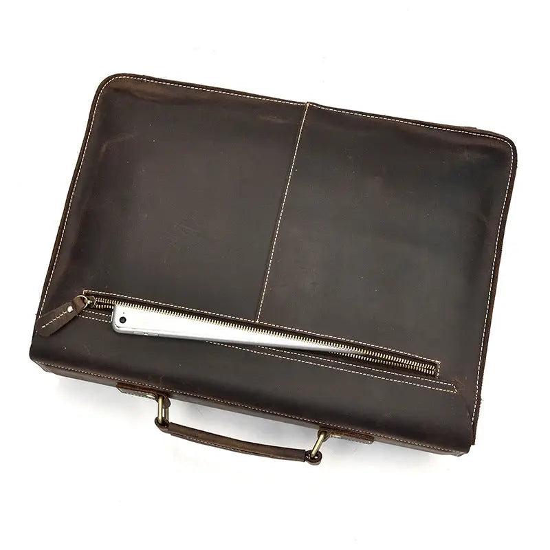 Venice Leather Briefcase John Freya