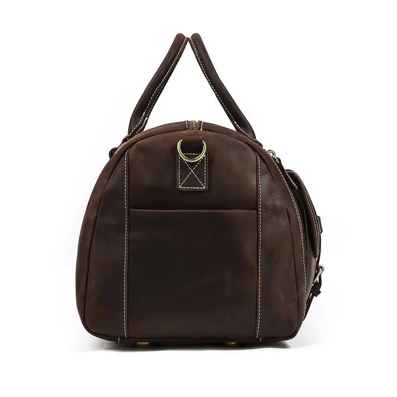 Voyager Leather Duffle Bag John Freya