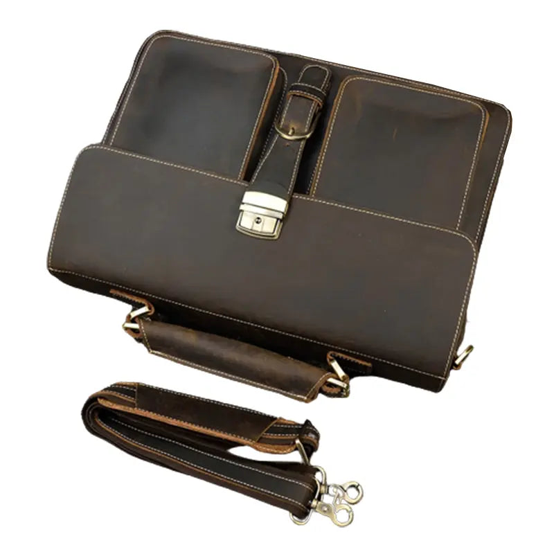 Venice Leather Briefcase John Freya